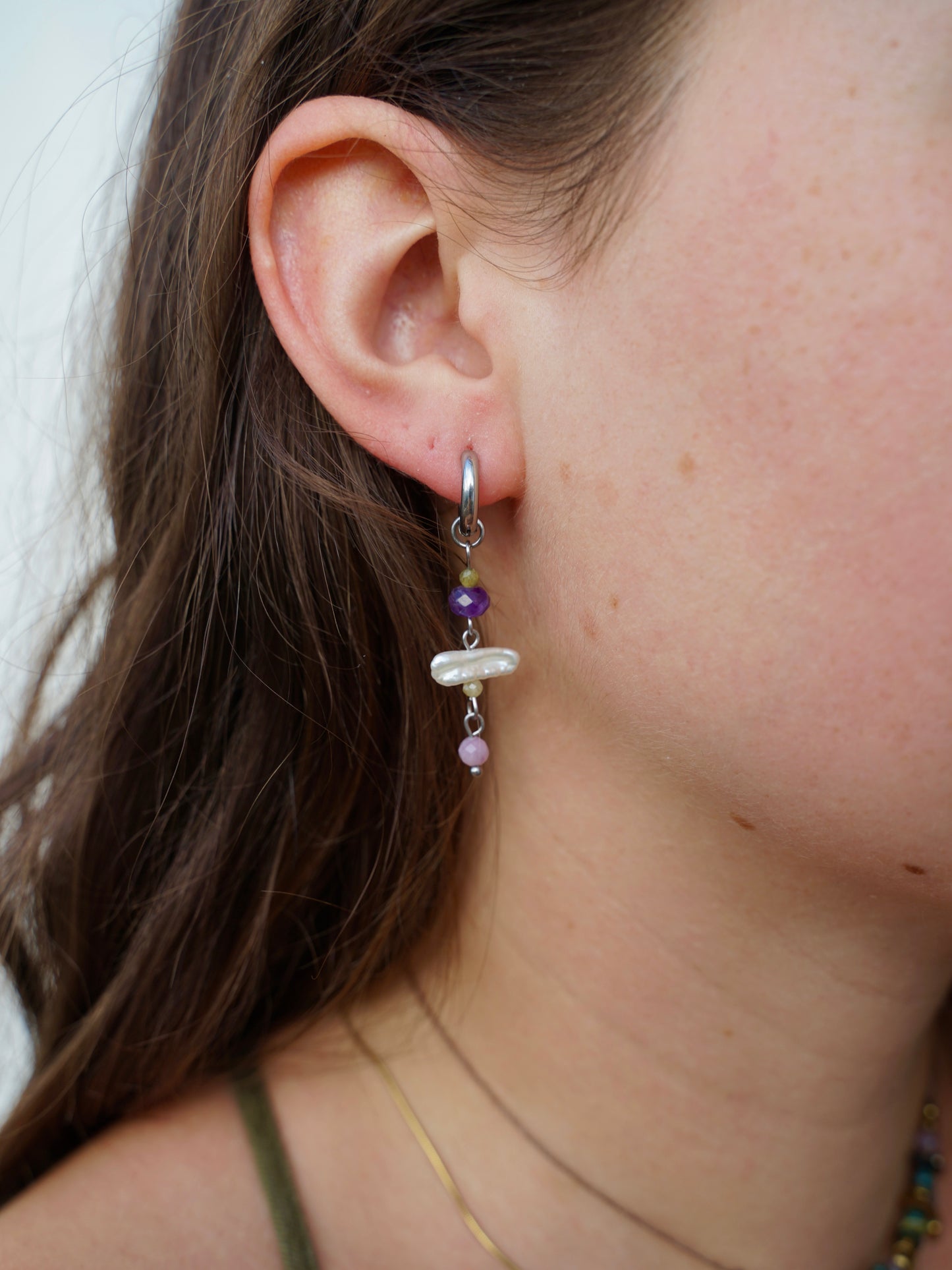 Cleas Perle silber
