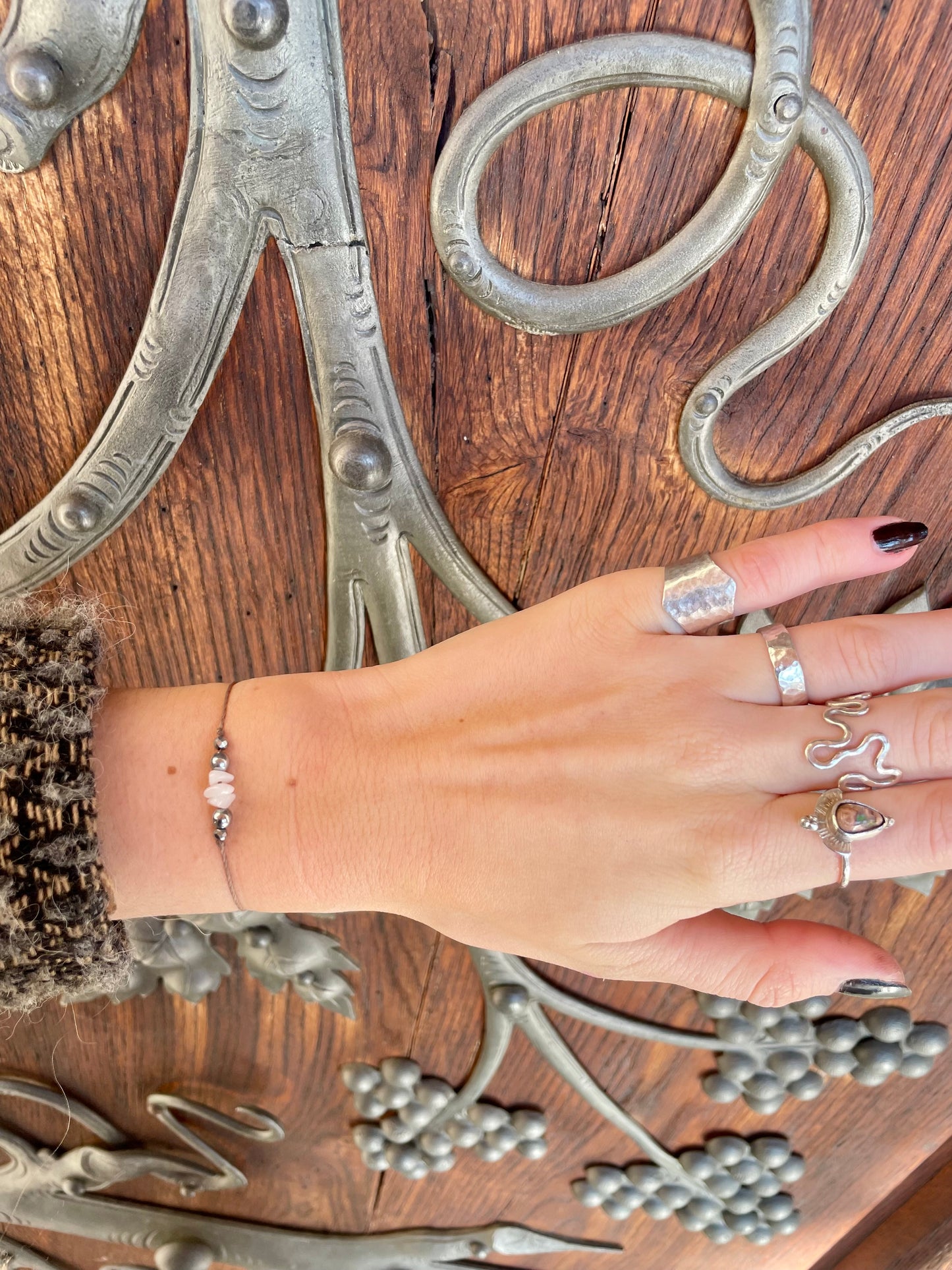 Mondschimmer Armband silber