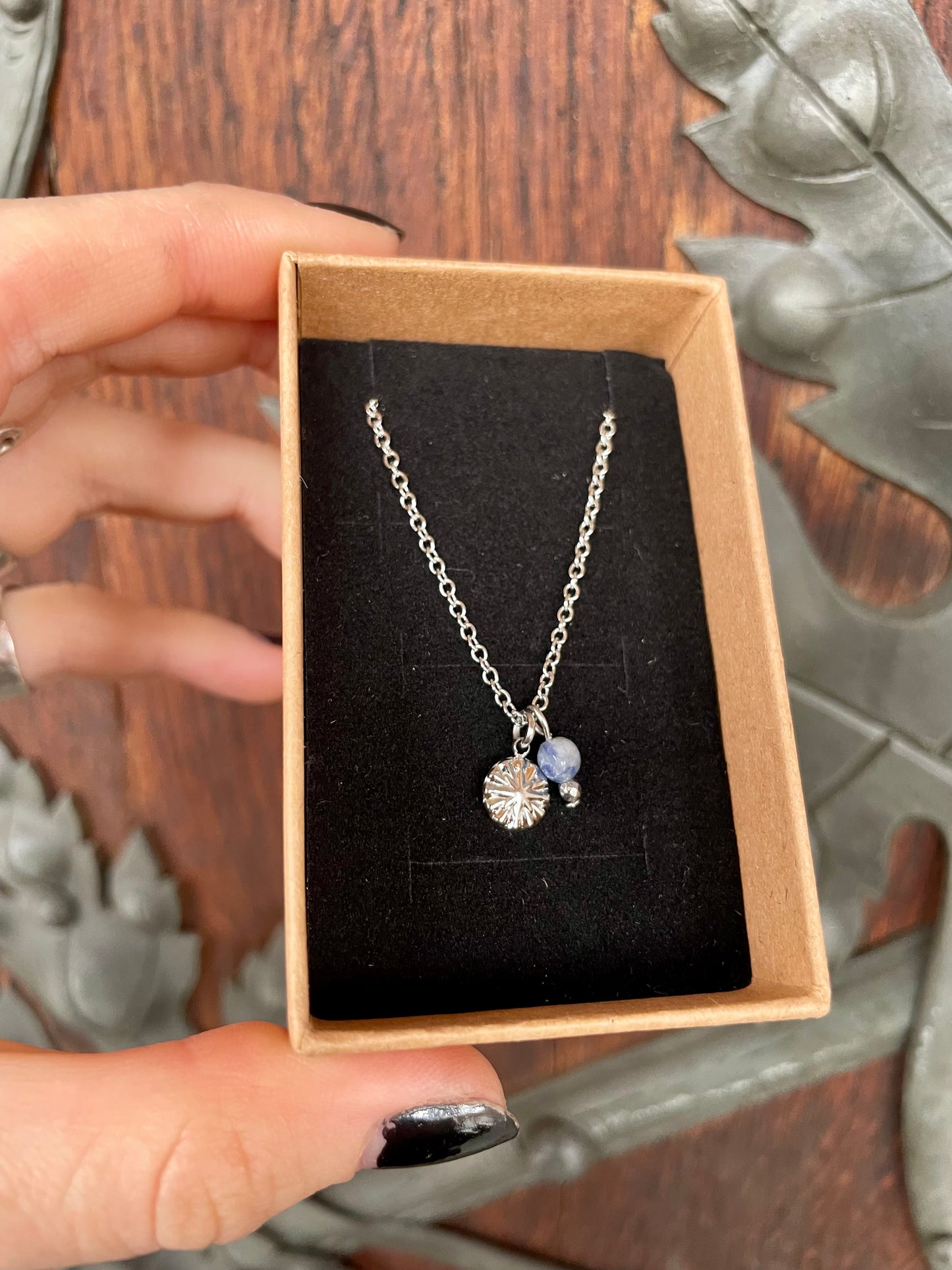 Merida Kette blau silber