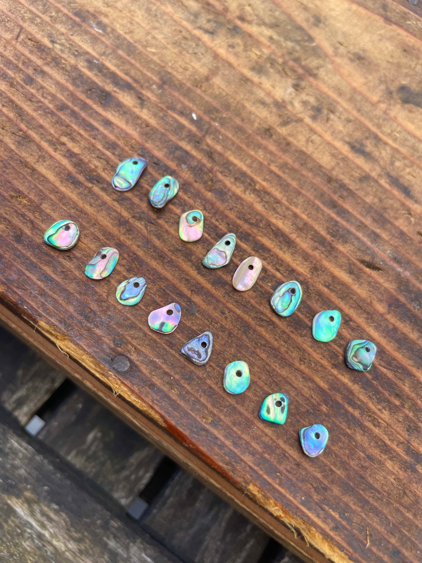 Muschel Kette Mondstein silber