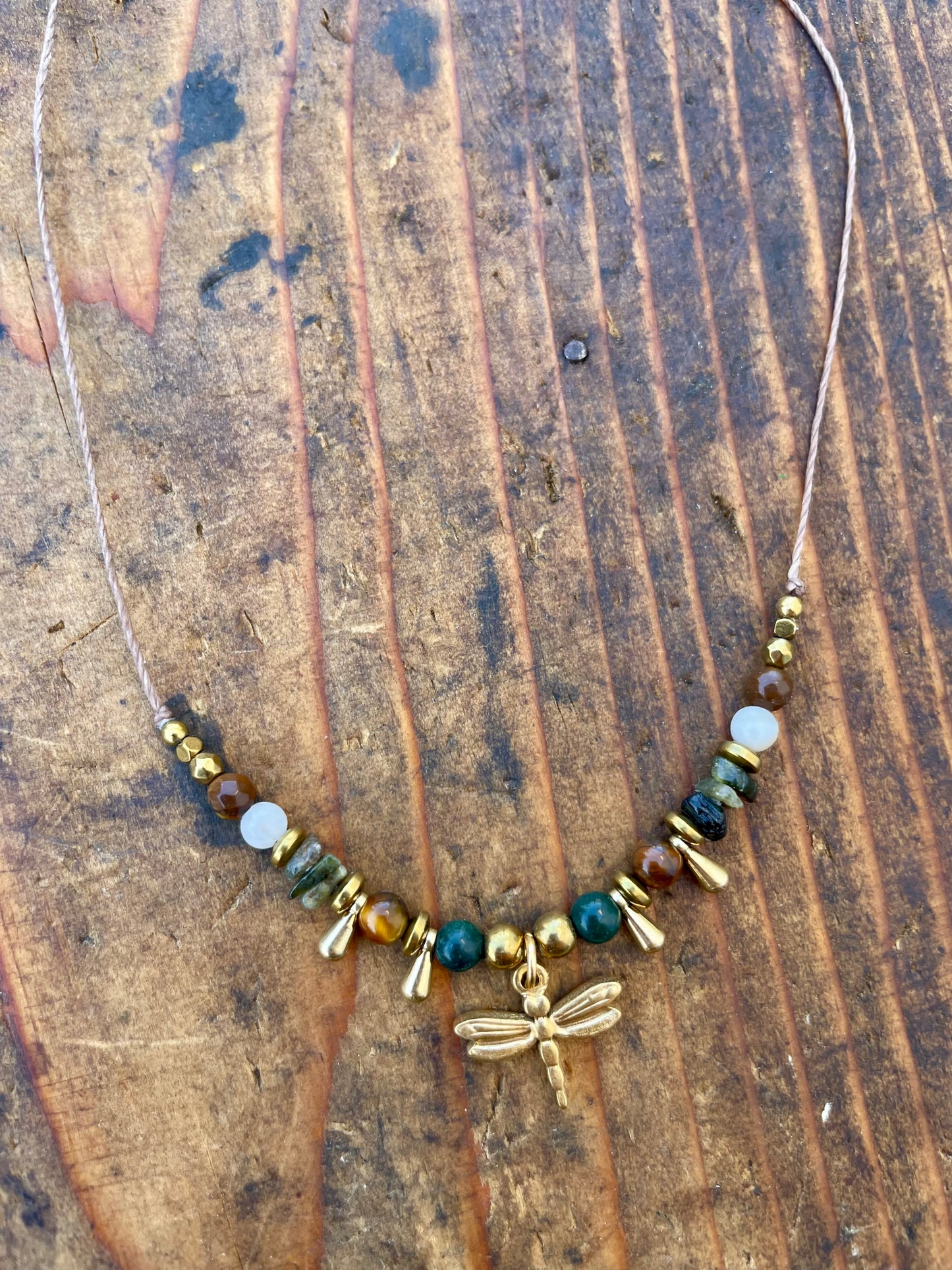 Libellen Kette gold