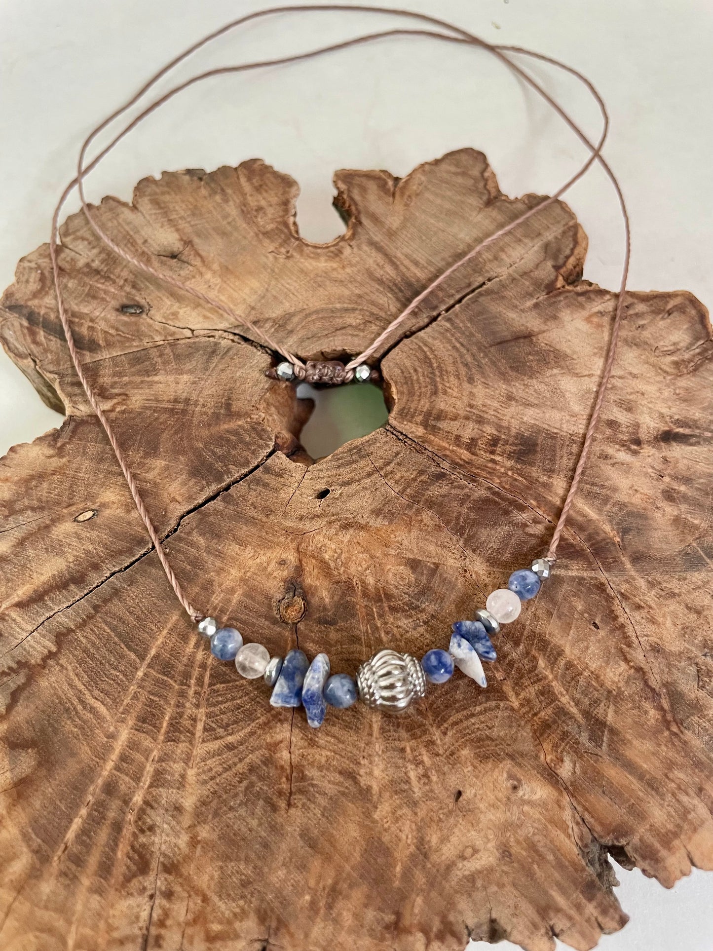 Aurora Kette blau
