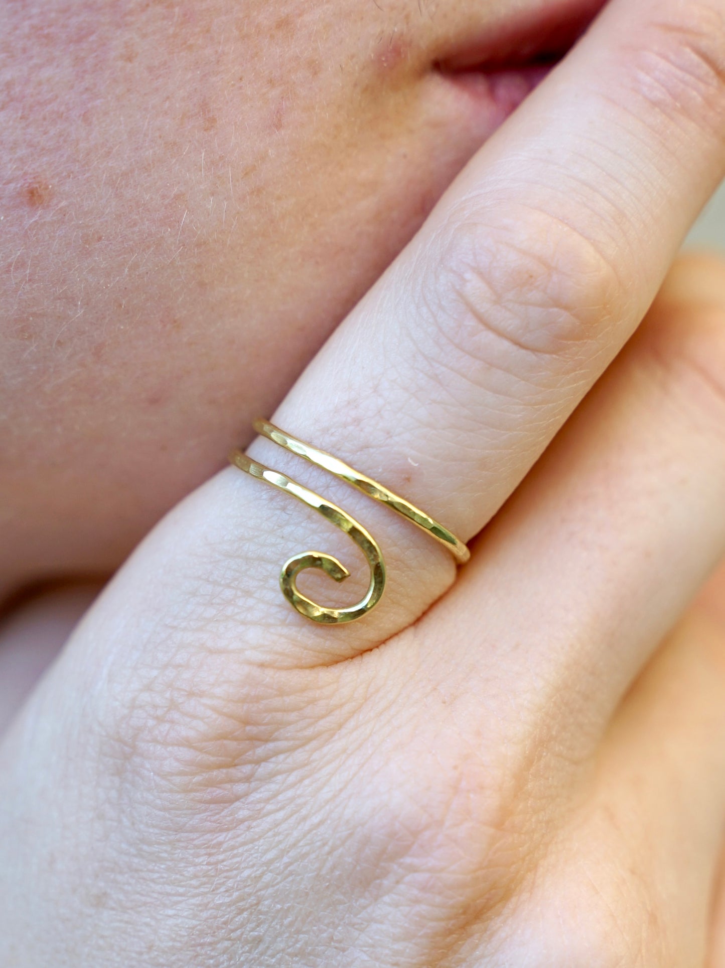 Spiral Ring Messing