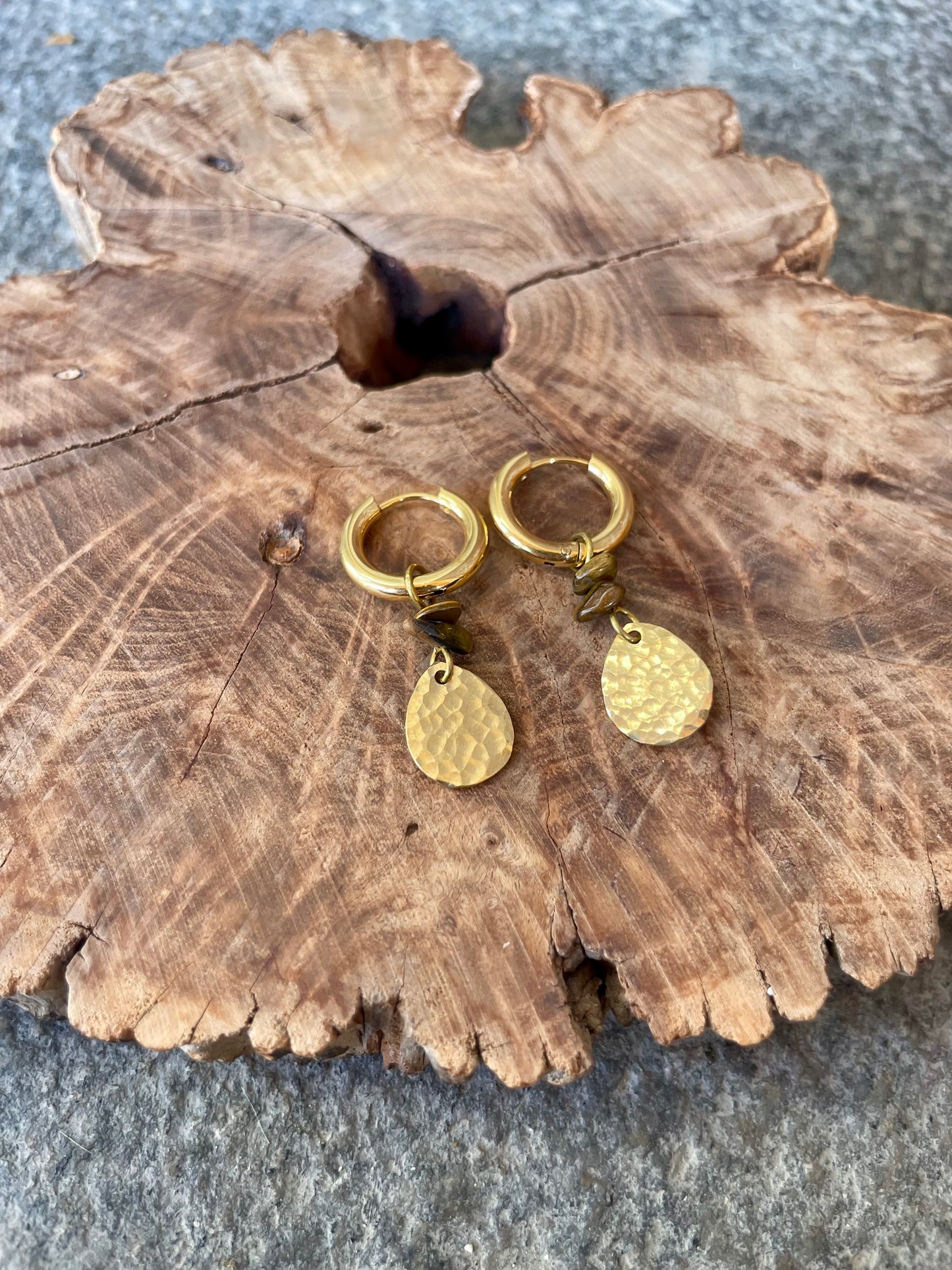 Erdgold Ohrringe