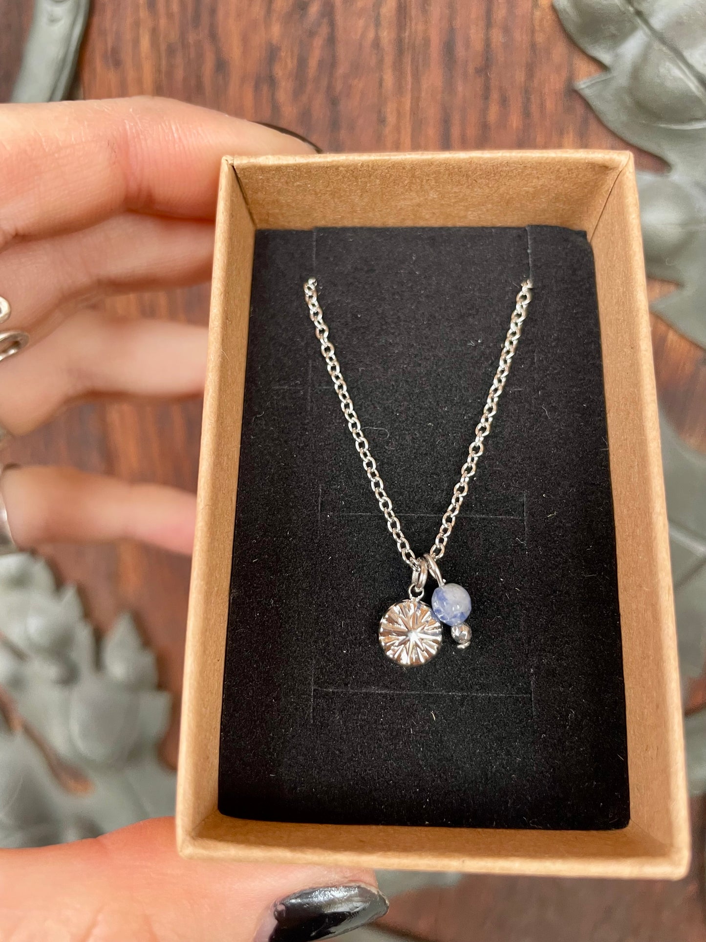 Merida Kette blau silber
