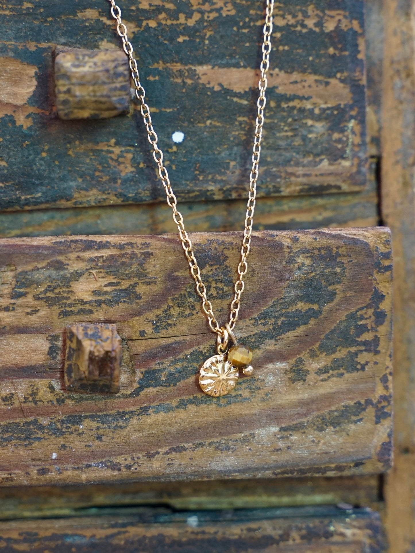 Merida Kette Tigerauge gold