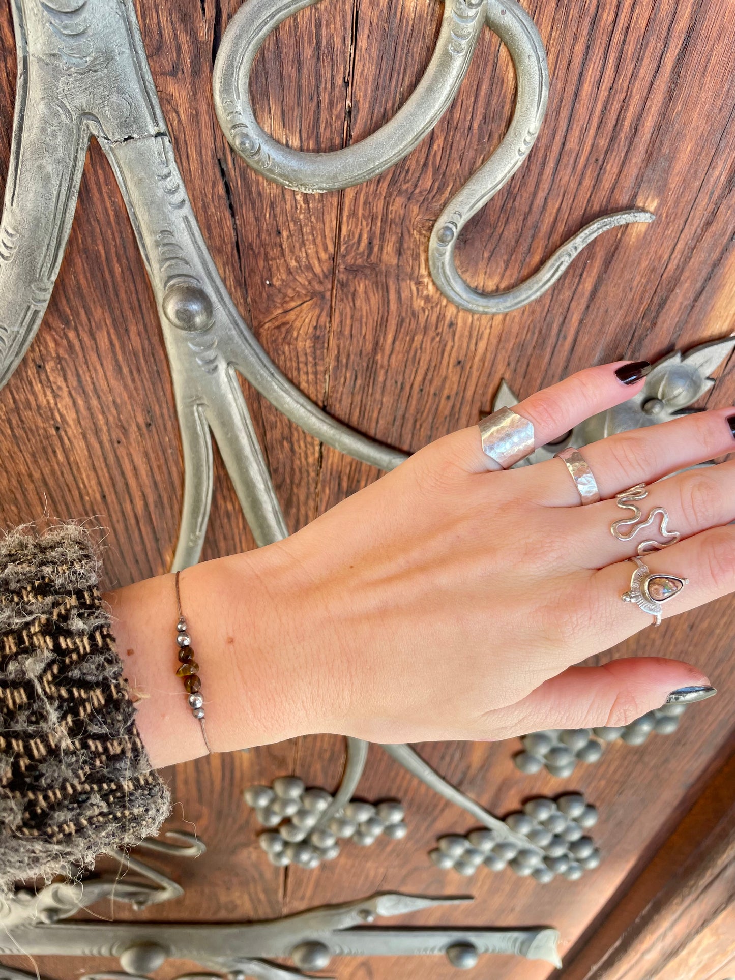 Tierra Armband silber