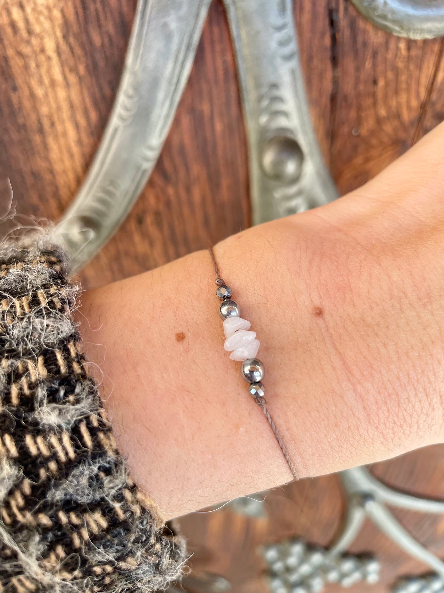 Mondschimmer Armband silber