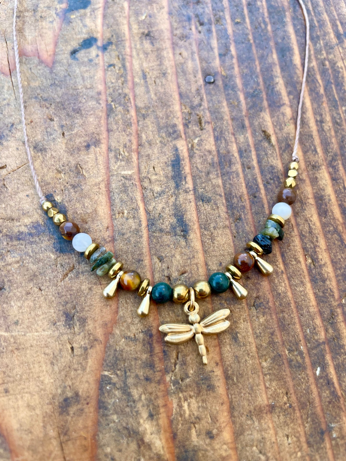 Libellen Kette gold