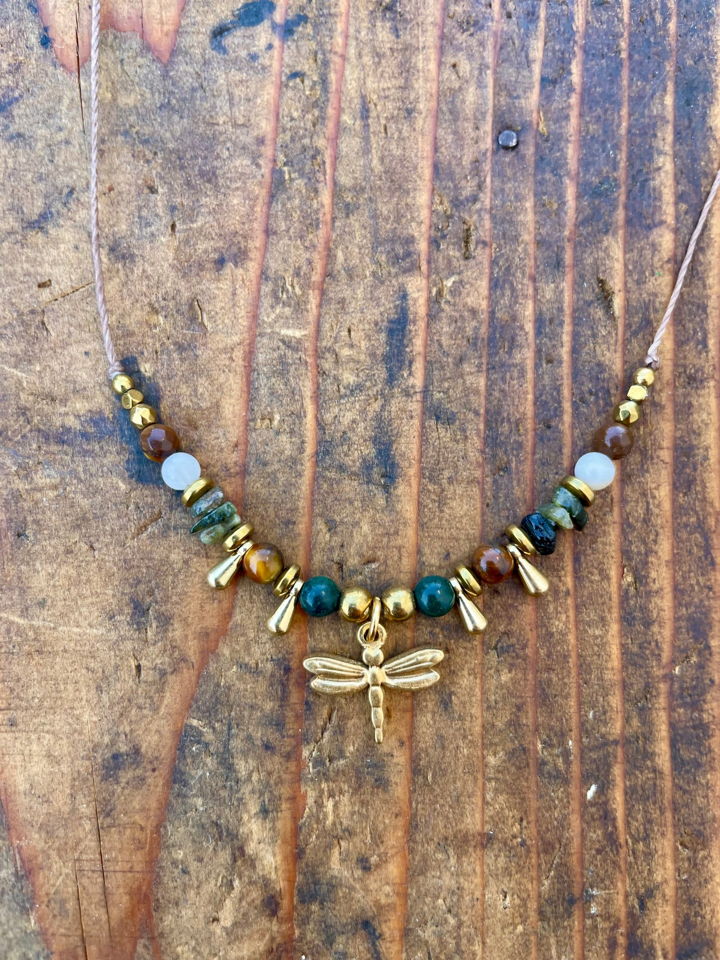 Libellen Kette gold