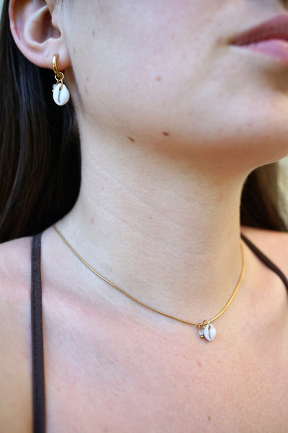 Kauri Muschelkette gold