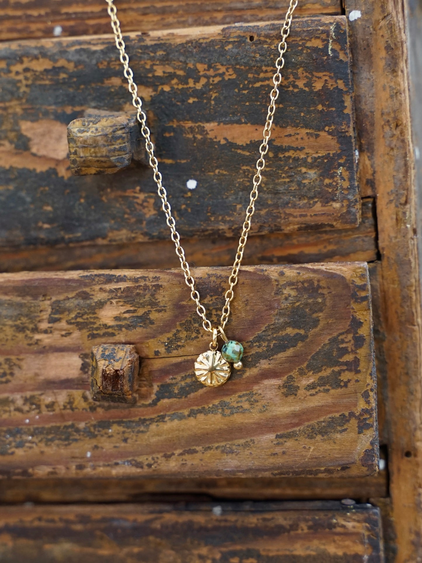 Merida Kette Türkis gold