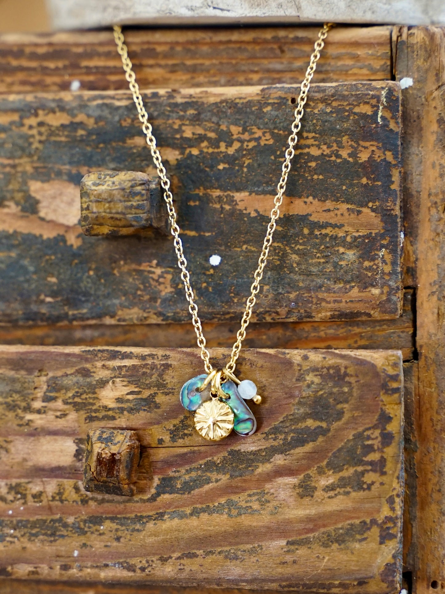 Merida necklace white silver 