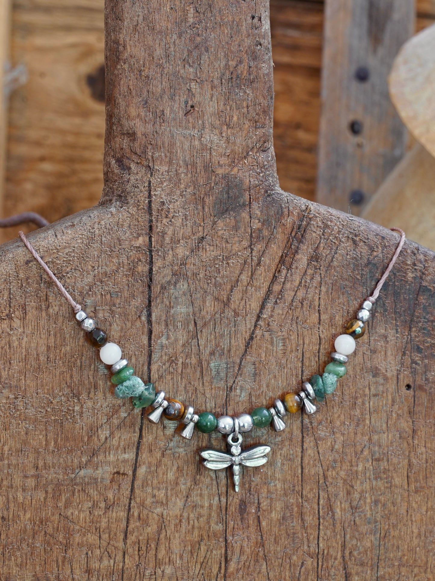 Libellen Kette silber