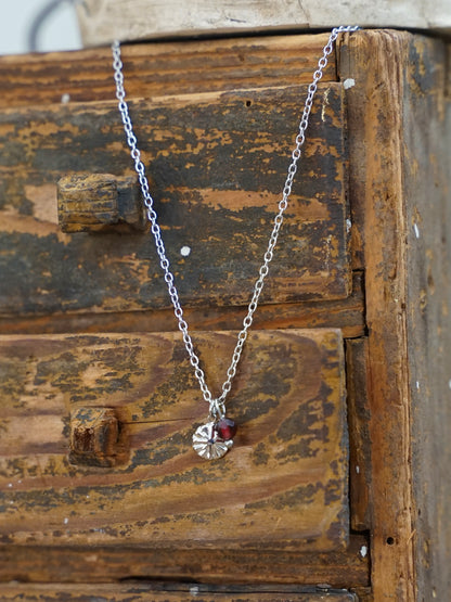 Merida Kette Granat silber