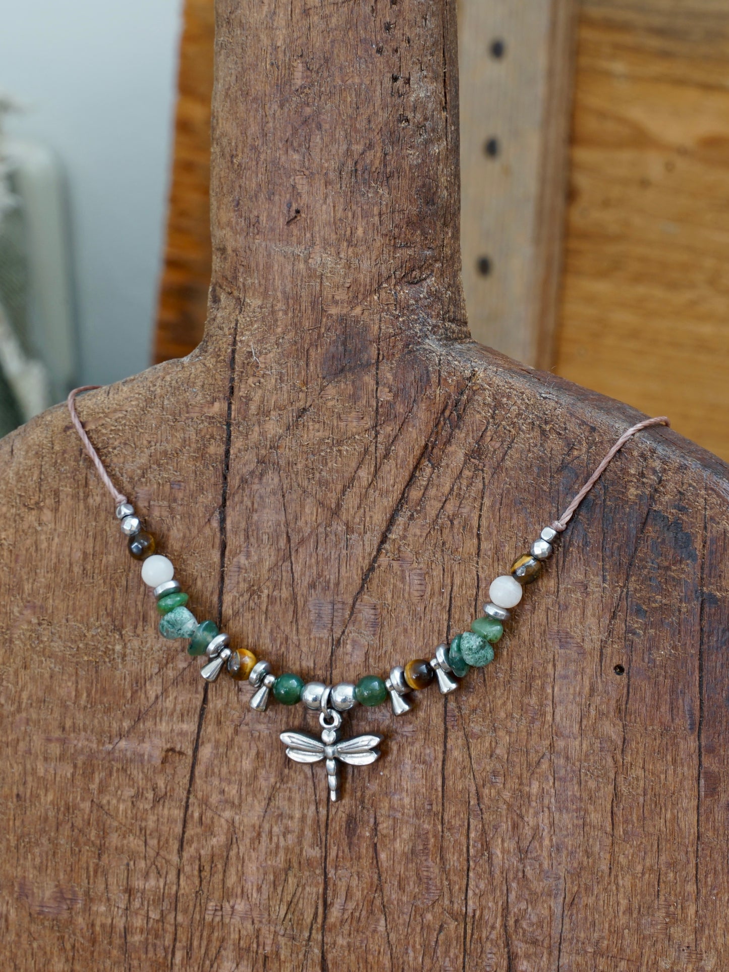 Libellen Kette silber