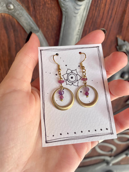 Mira Earrings Pink