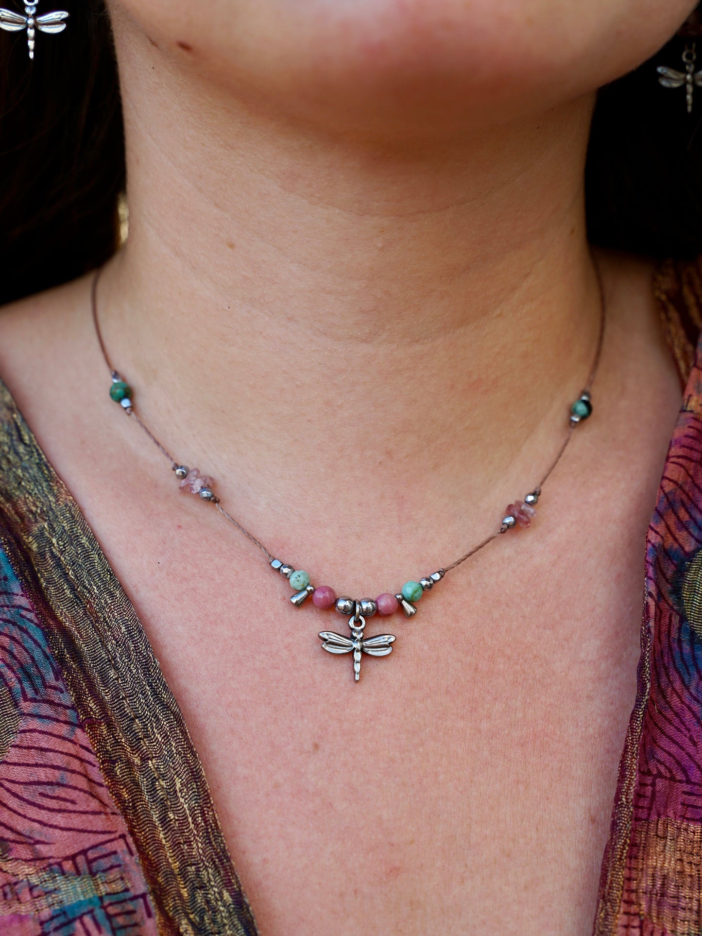 Elfenglanz Kette silber