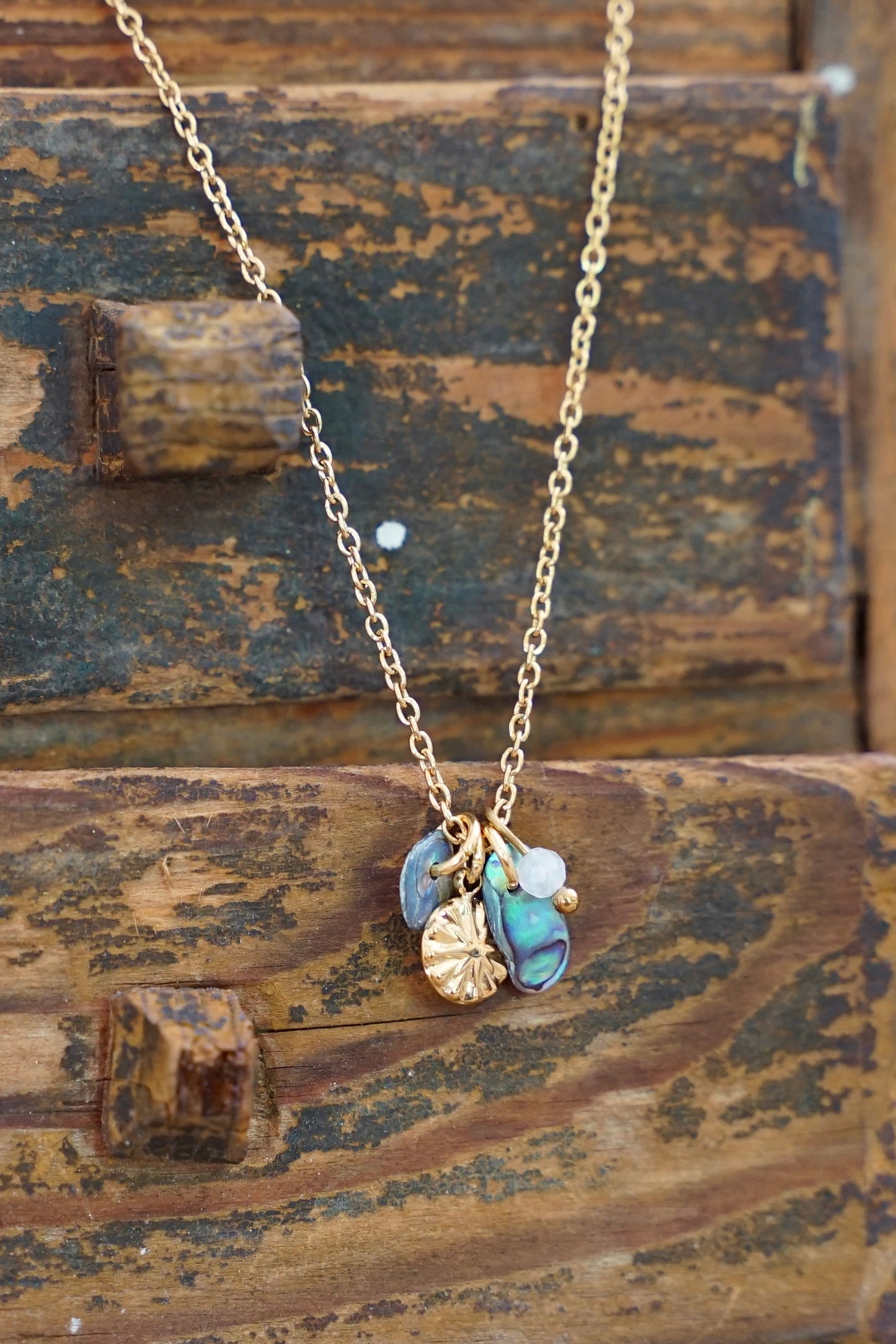 Merida necklace white silver 