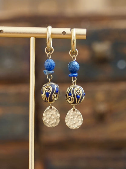 Blue Karma Earrings
