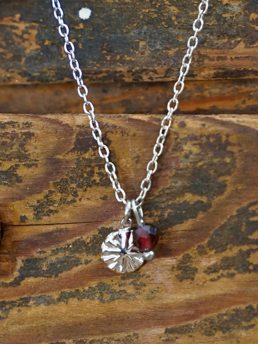 Merida Kette Granat silber