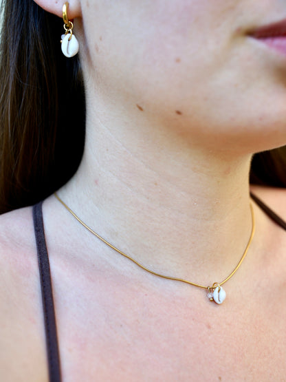 Kauri Muschelkette gold