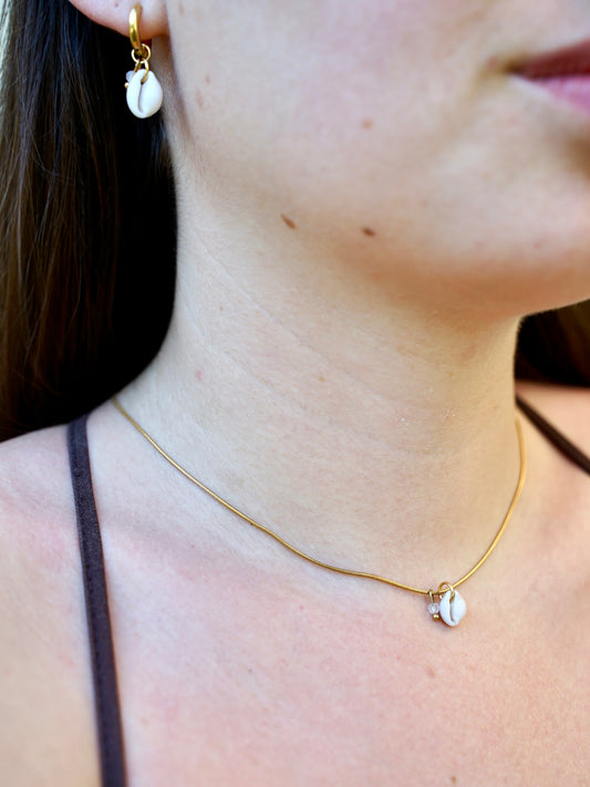 Kauri Muschelkette gold