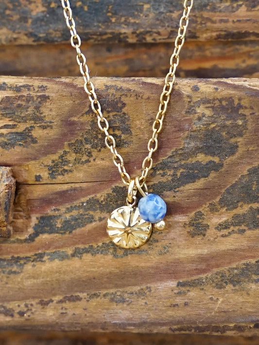 Merida Kette Sodalith gold