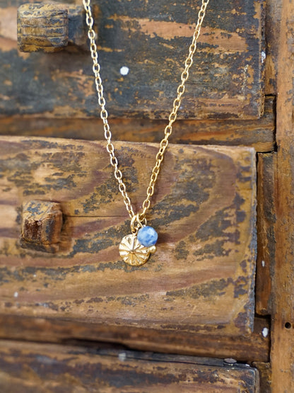 Merida Kette Sodalith gold