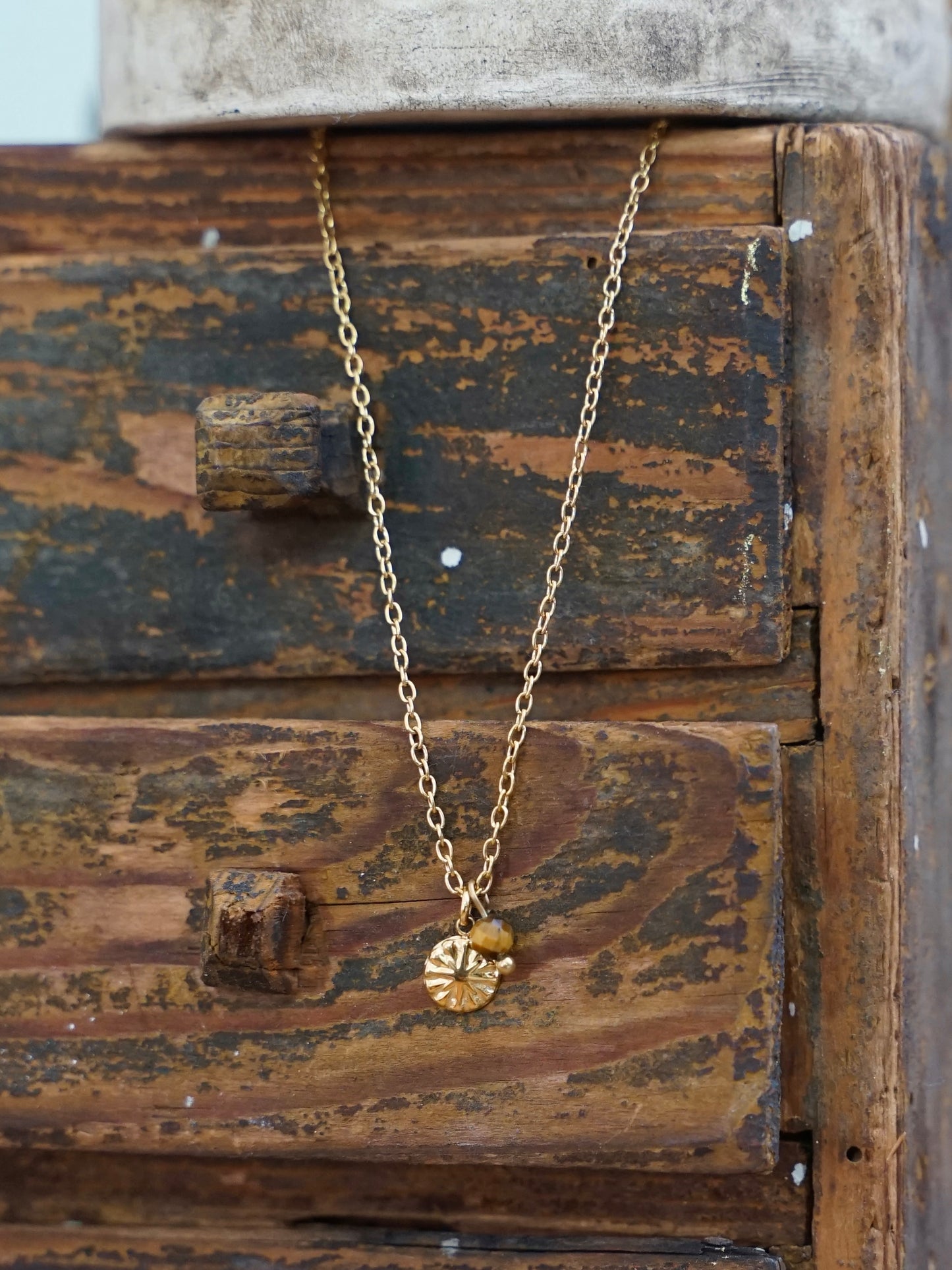 Merida Kette Tigerauge gold