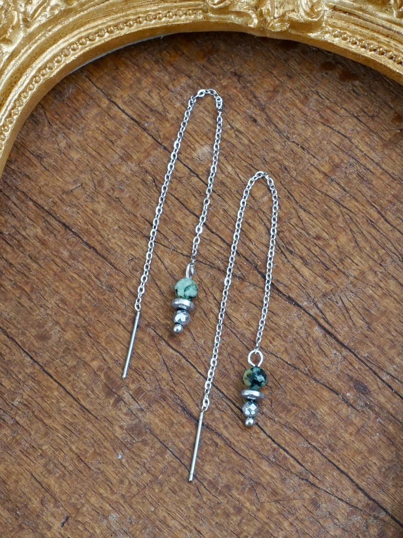 Lina Ohrringe Türkis silber