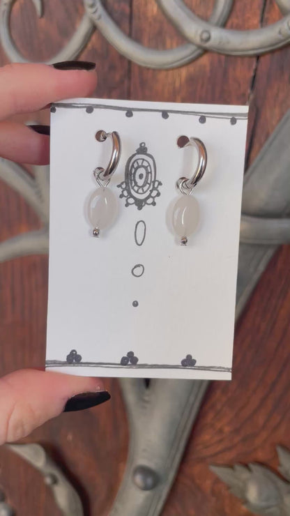 Boucles d'oreilles vent solaire argent 