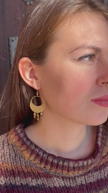 Boucles d'oreilles Tierra Luna